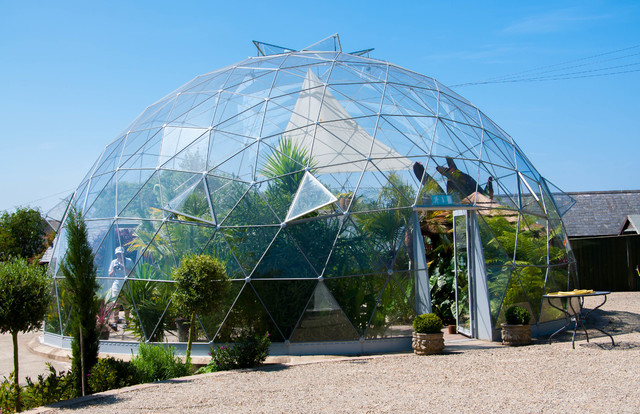 Cupola geodetica prefabbricata gazebo in legno - Giardino e Fai da