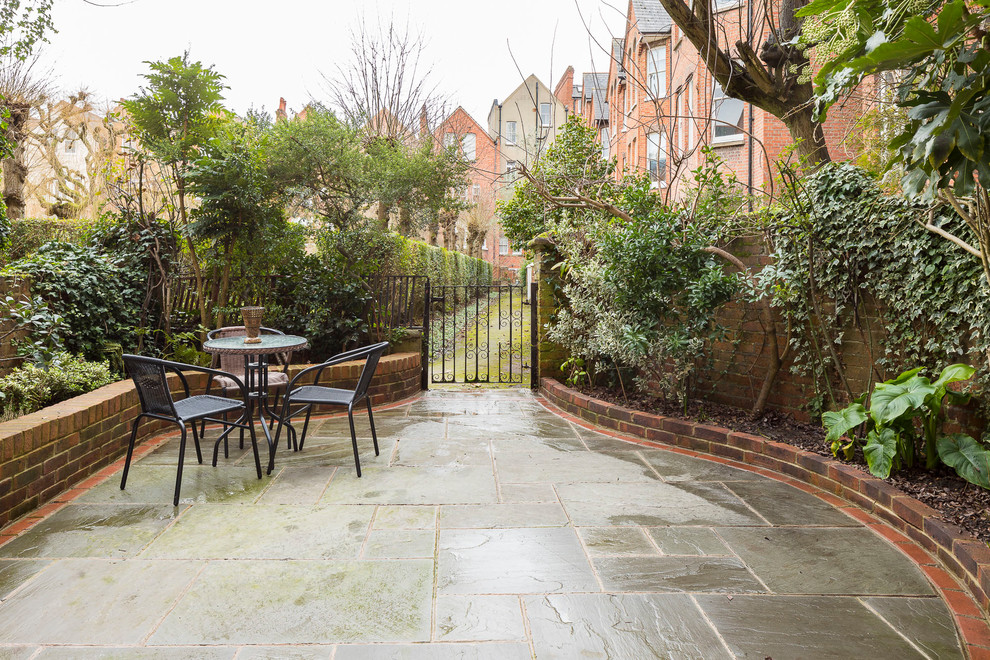 Two Level Garden Apartment in West Hampstead Transitional Landscape
