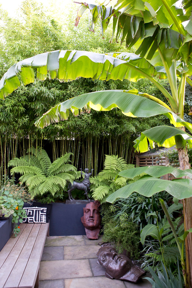 Contemporary garden in London.