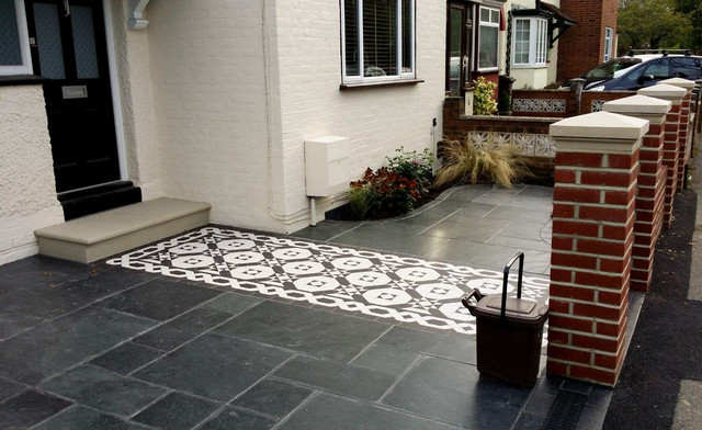 Victorian Floor Tiles Victorian Garden London By London Front Gardens Houzz Uk