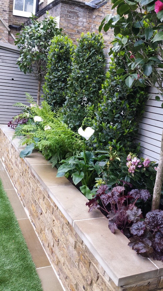 This is an example of a modern garden in London.
