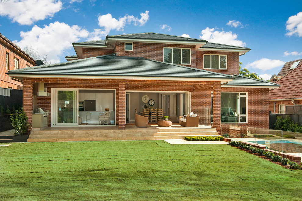 Warrawee Contemporary Landscape Sydney by Meadowbank Homes Houzz