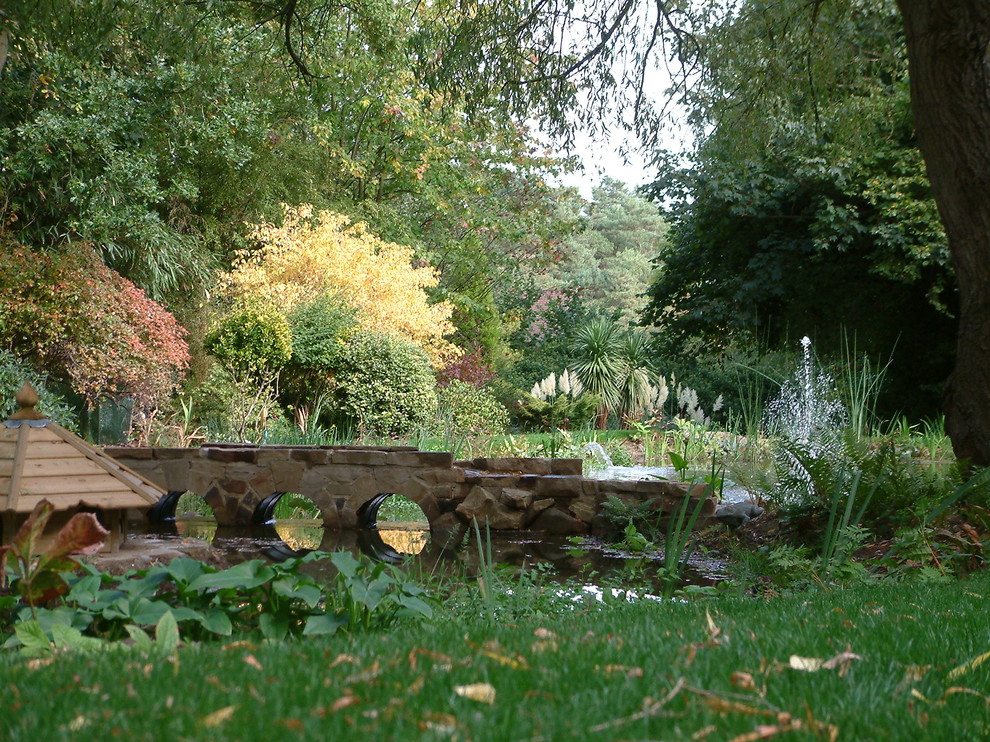 Traditional garden in Buckinghamshire.