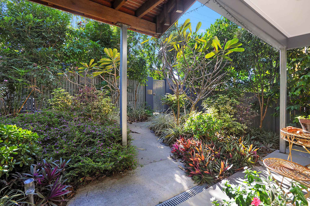 Ispirazione per un piccolo giardino xeriscape moderno esposto in pieno sole davanti casa