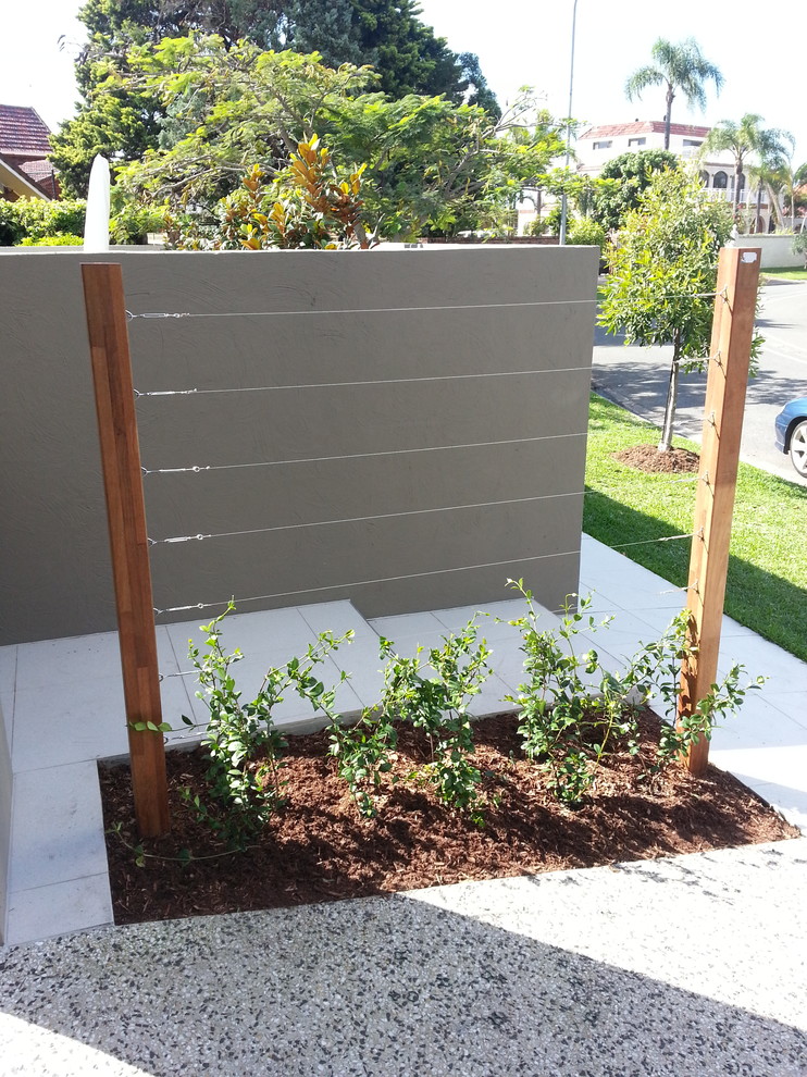 Inspiration for a modern landscaping in Brisbane.