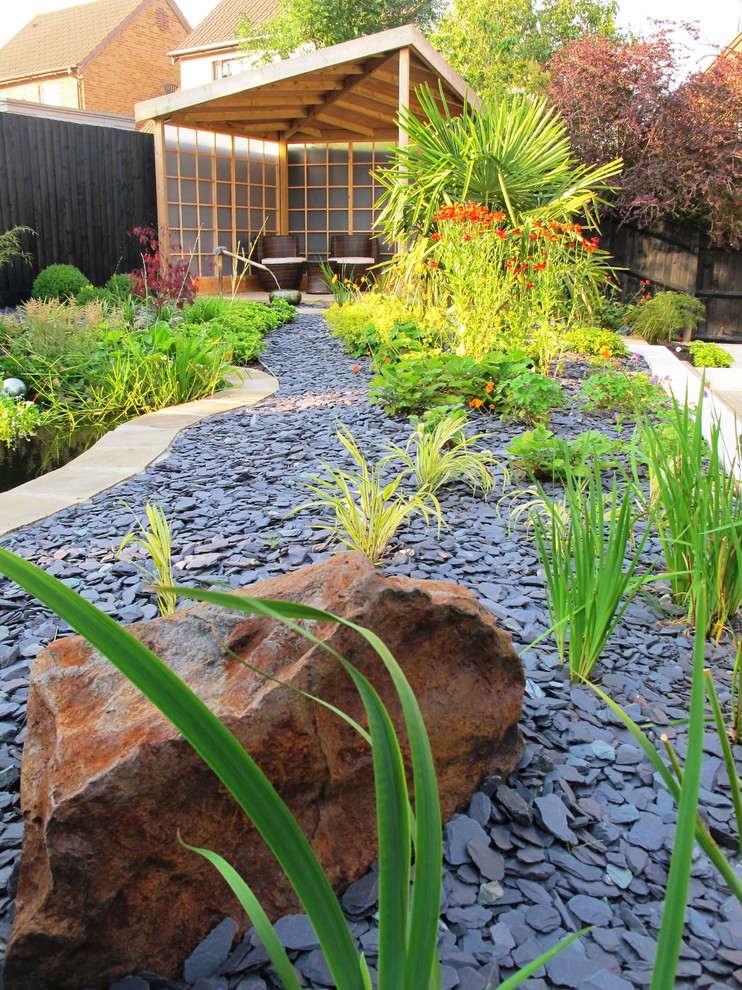 This is an example of a medium sized world-inspired garden in Other.