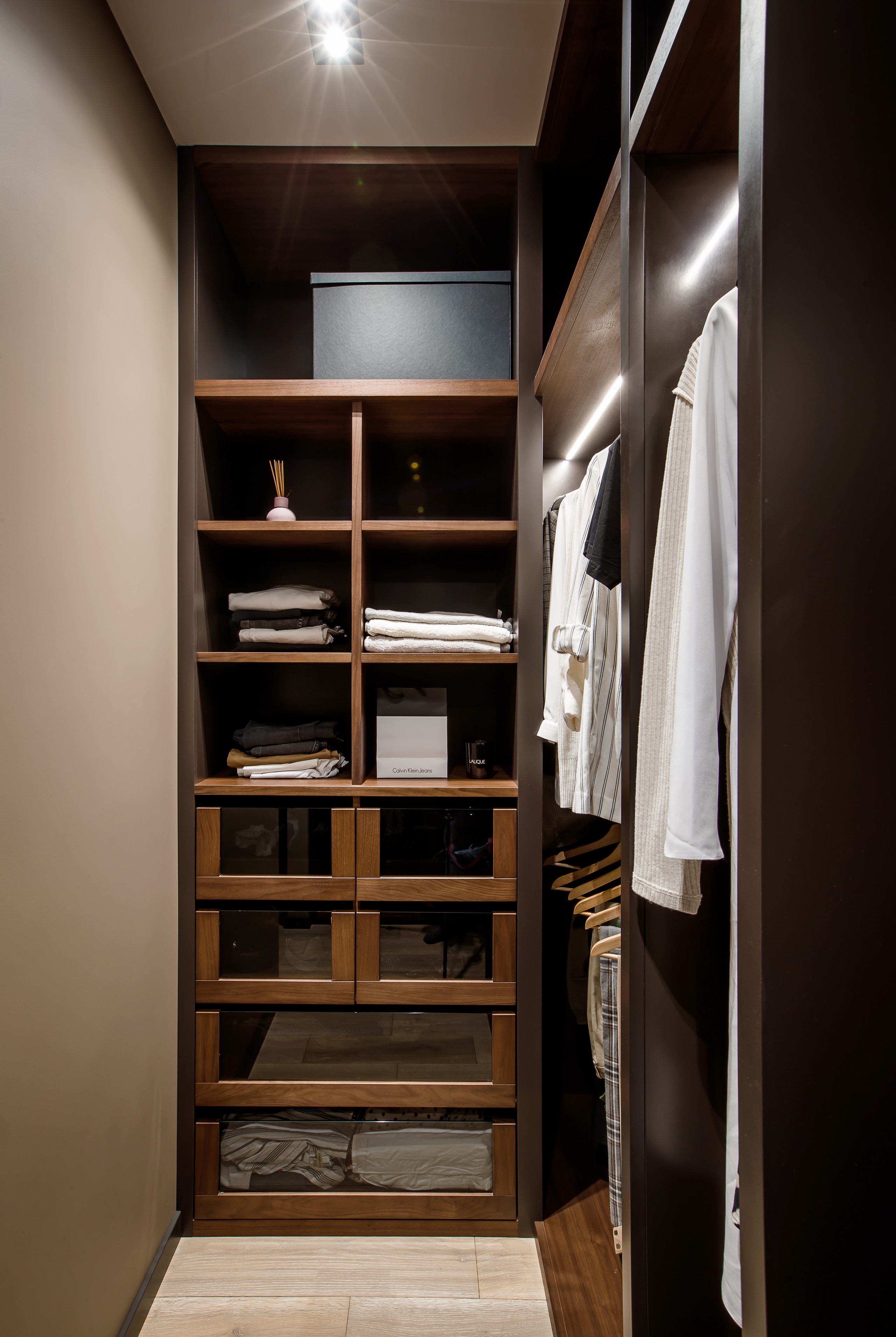 75 Black Closet with Glass-Front Cabinets Ideas You'll Love - November,  2022 | Houzz