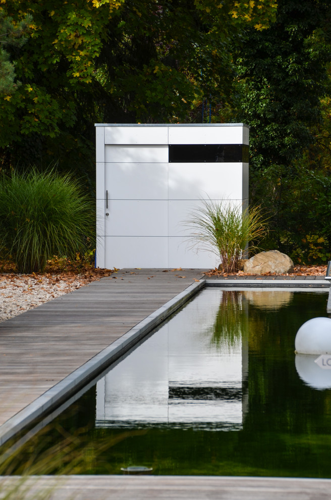 Inspiration pour un abri de jardin minimaliste.