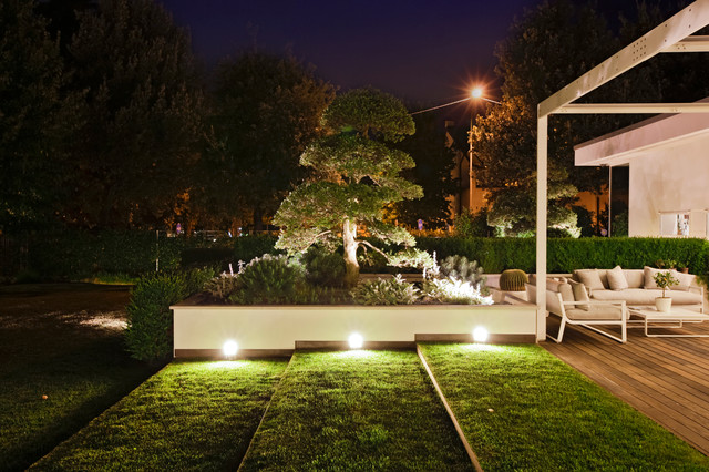 Muro esterno luci LED vialetto giardino cortile terrazze Casa Porta Lampada effetto luce 