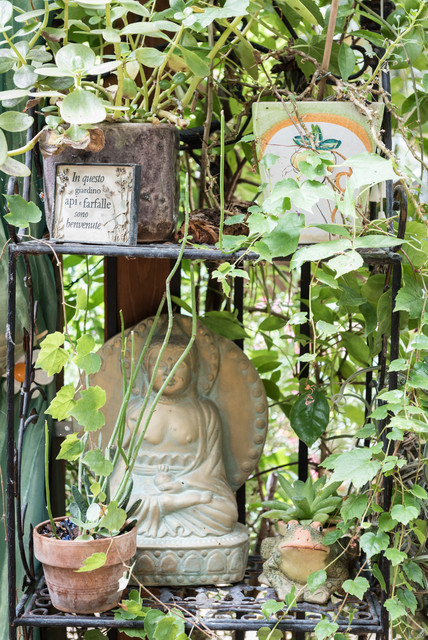 My Houzz: A Roma, un Giardino Meditativo e Parco Giochi per Gatti