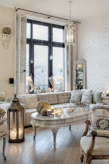 38 Charming Shabby Chic Living Room Designs - Shabby-Chic Style