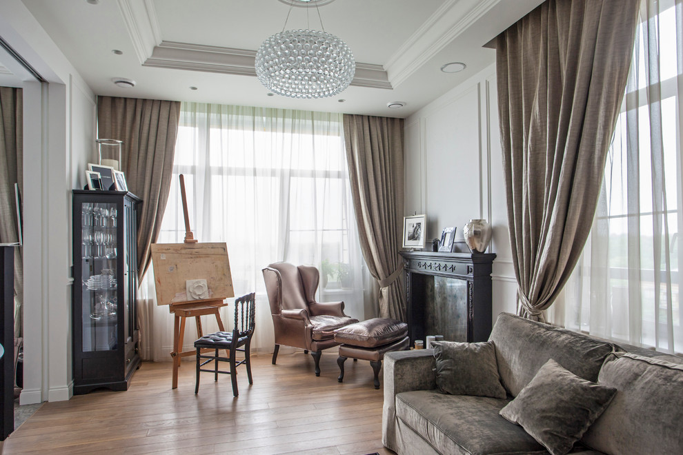 Klassisches Wohnzimmer in Moskau