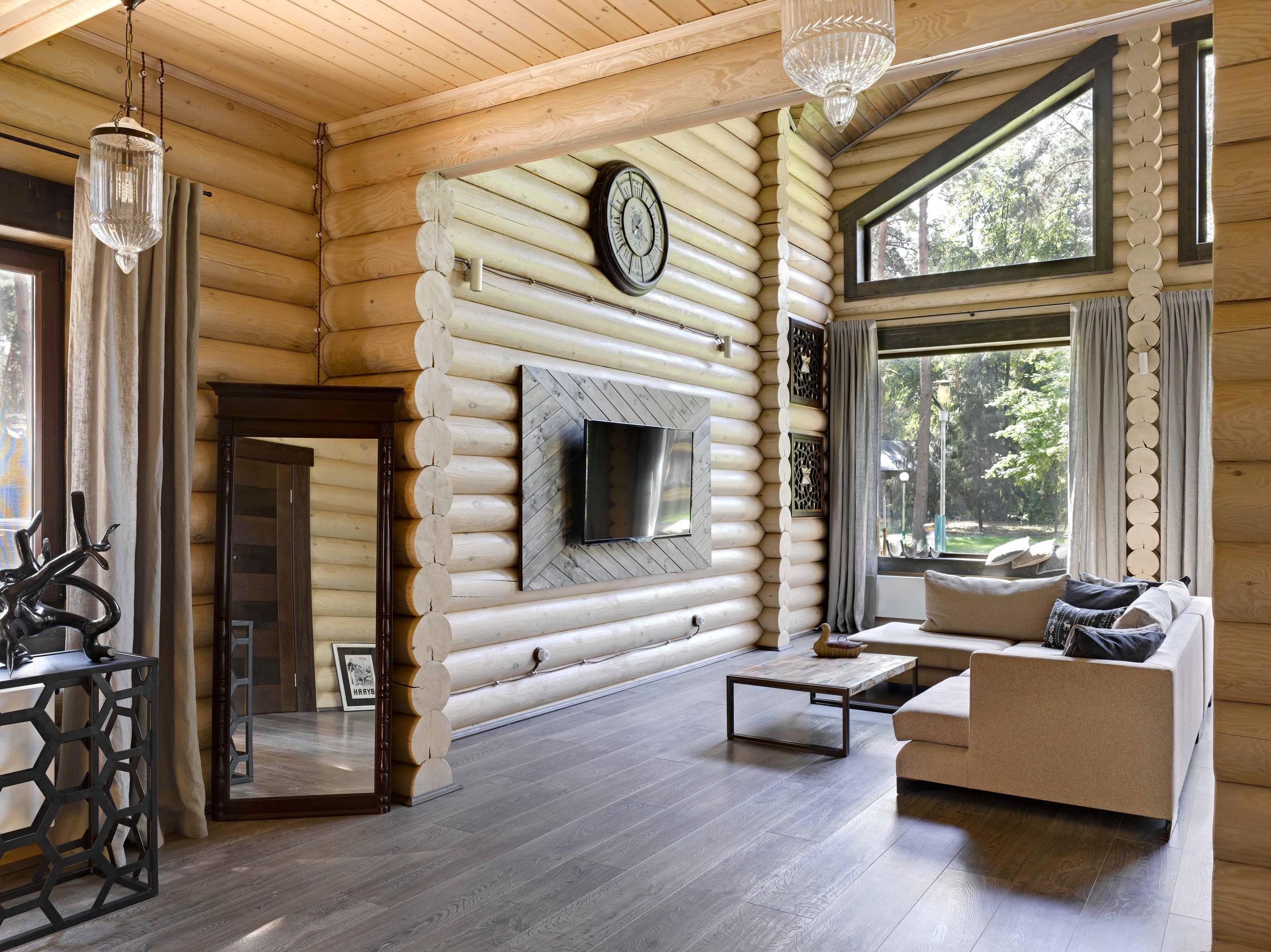 Как оформить интерьер деревянного дома современно и стильно: 6 популярных направлений