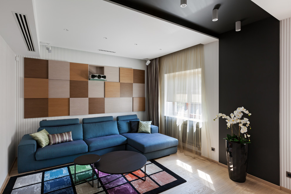 Источник вдохновения для домашнего уюта: гостиная комната в стиле лофт