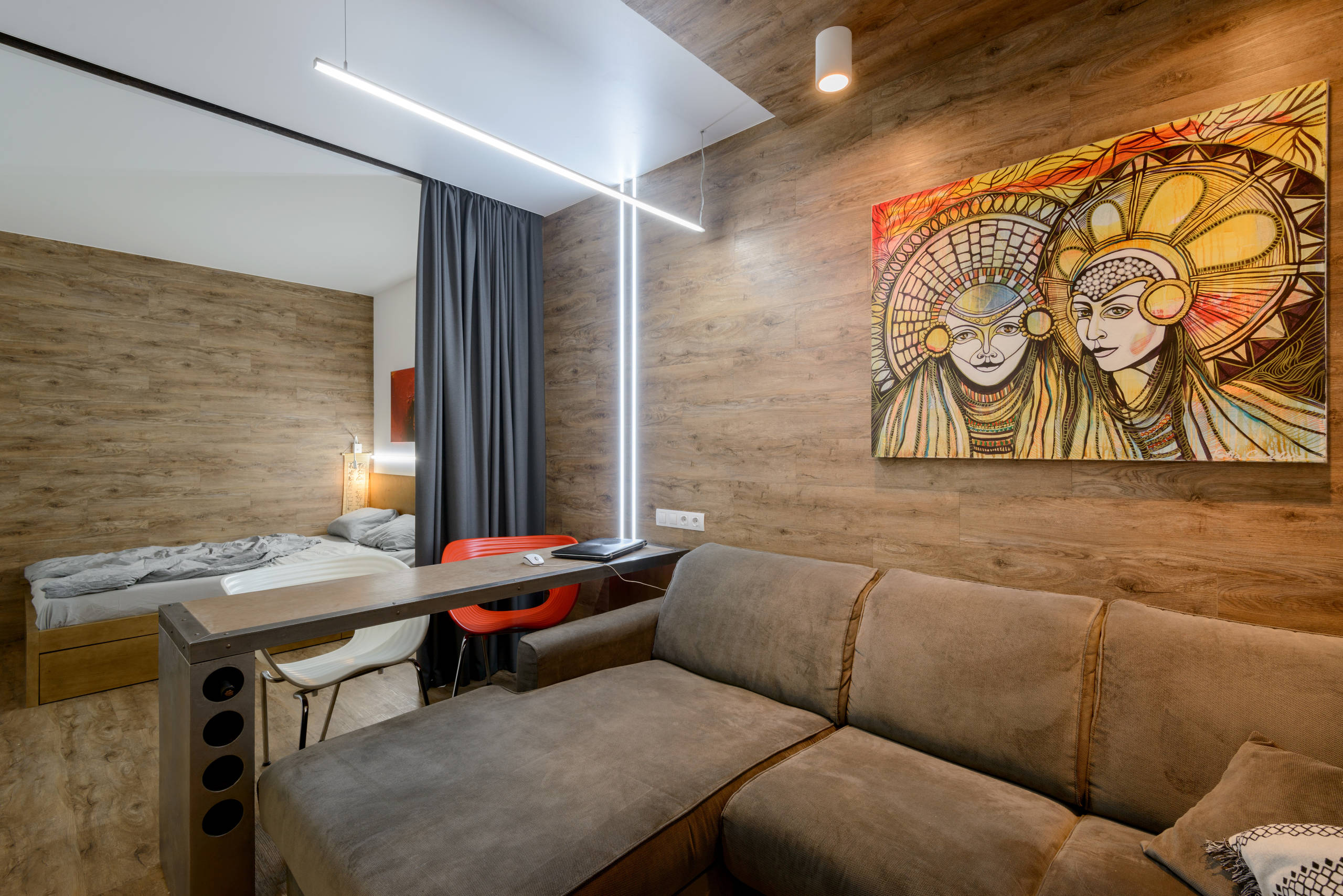 Дизайн однокомнатной квартиры: 100 идей дизайна интерьера однокомнатной квартиры с фото