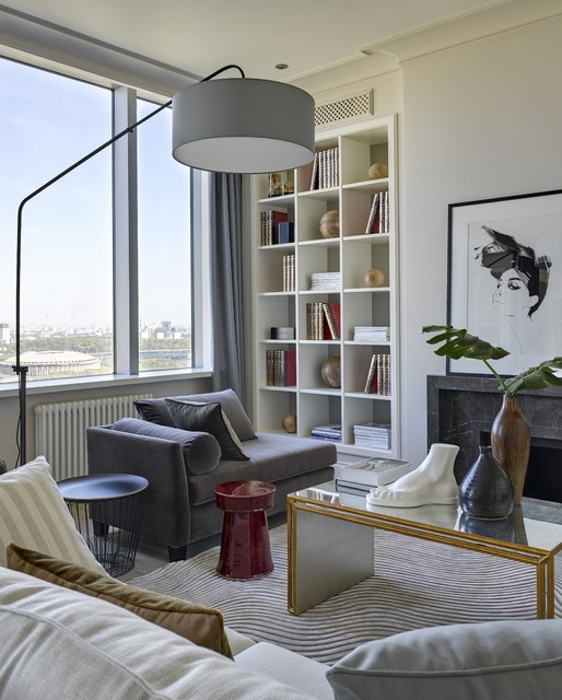 Квартира в Москве - Современный - Гостиная - Москва - от эксперта ChDecoration | Houzz Россия