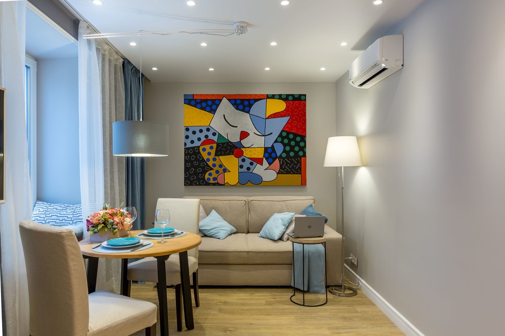 Стильный дизайн: объединенная гостиная комната в скандинавском стиле - последний тренд