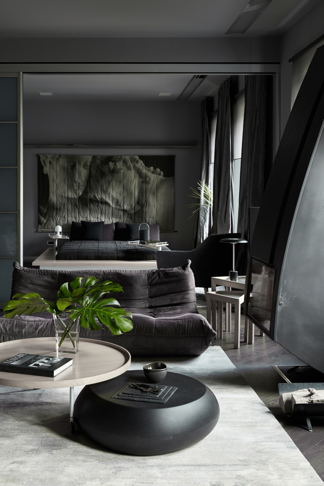 Timeless Contemporary Living Room Moscow By Yninterior Yulianna Nikulina