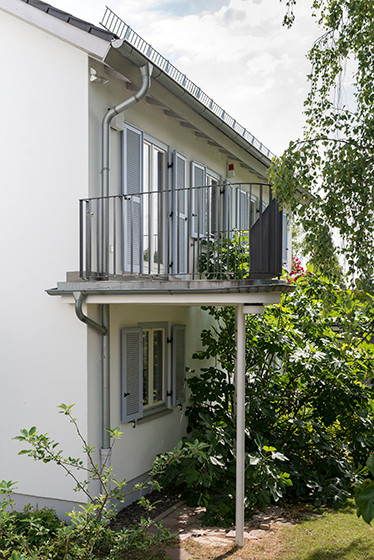 フランクフルトにあるトラディショナルスタイルのおしゃれな家の外観の写真