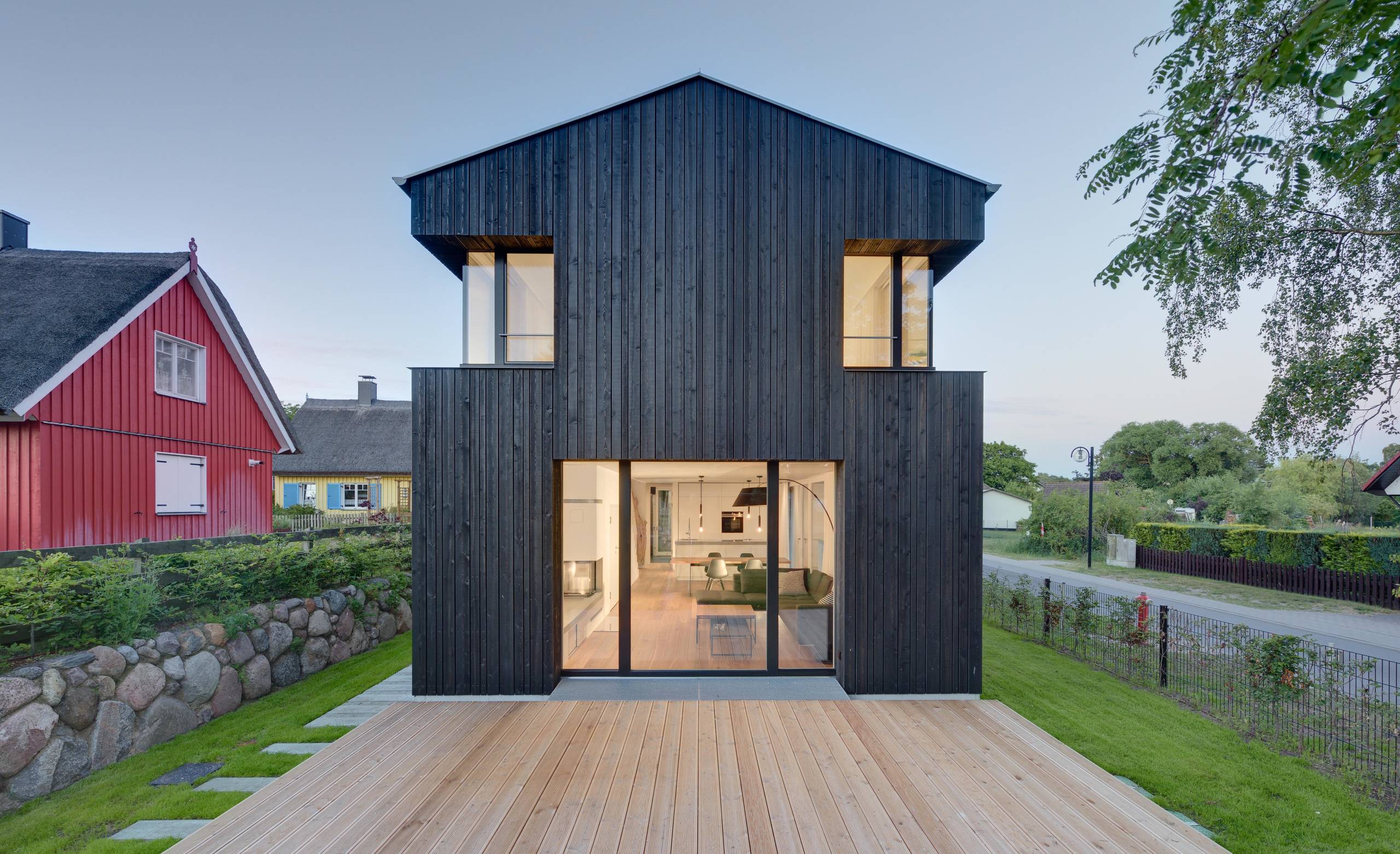 Фасад в скандинавском стиле: 8 способов облицовки частных домов