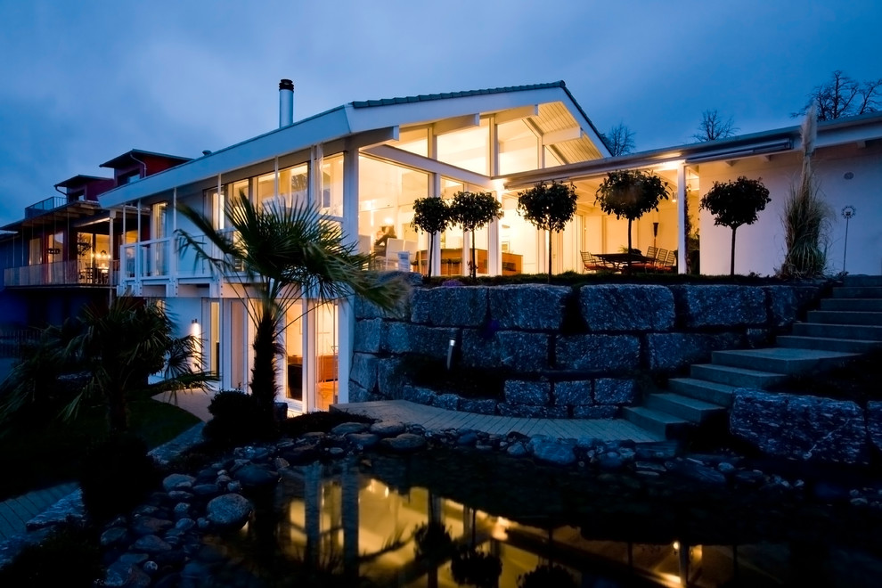 Inspiration for a contemporary exterior home remodel in Other