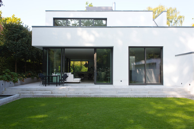 Sichtbeton Modern Häuser Hamburg von Gärtner von Eden