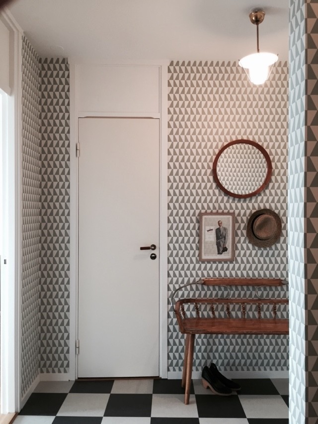 Источник вдохновения для домашнего уюта: коридор в стиле ретро