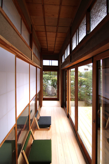 和室 和風 廊下 Asian Hallway Landing Kyoto Houzz Ie