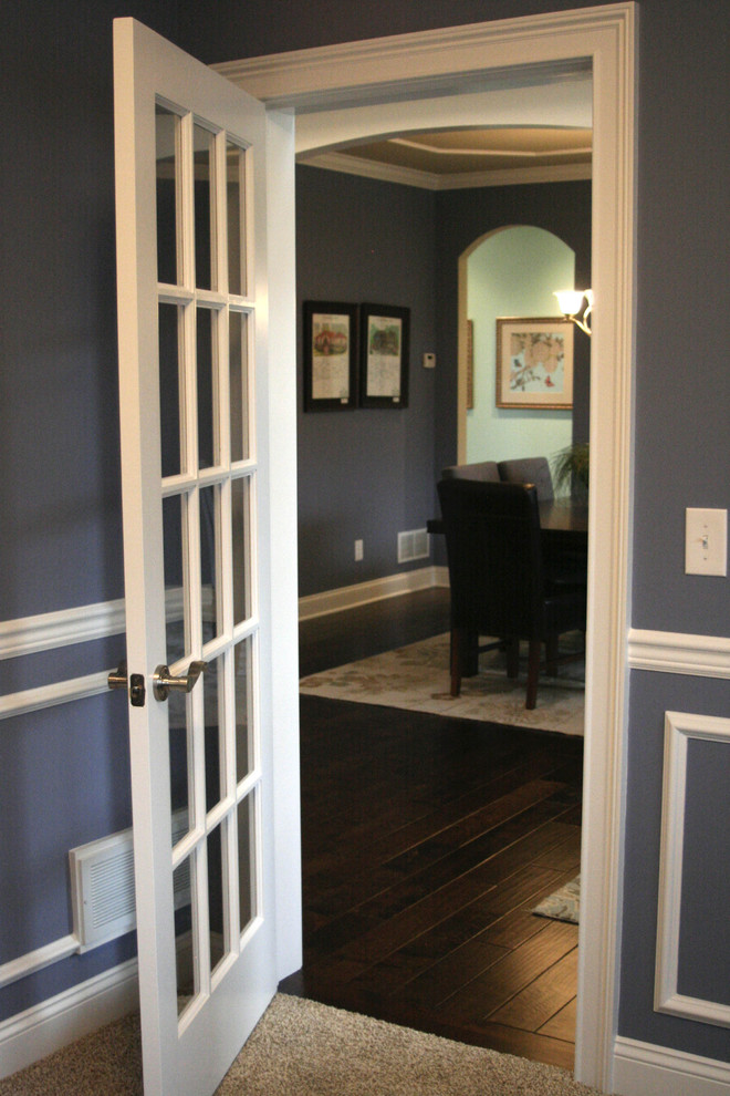 Inspiration for a timeless hallway remodel in Cleveland