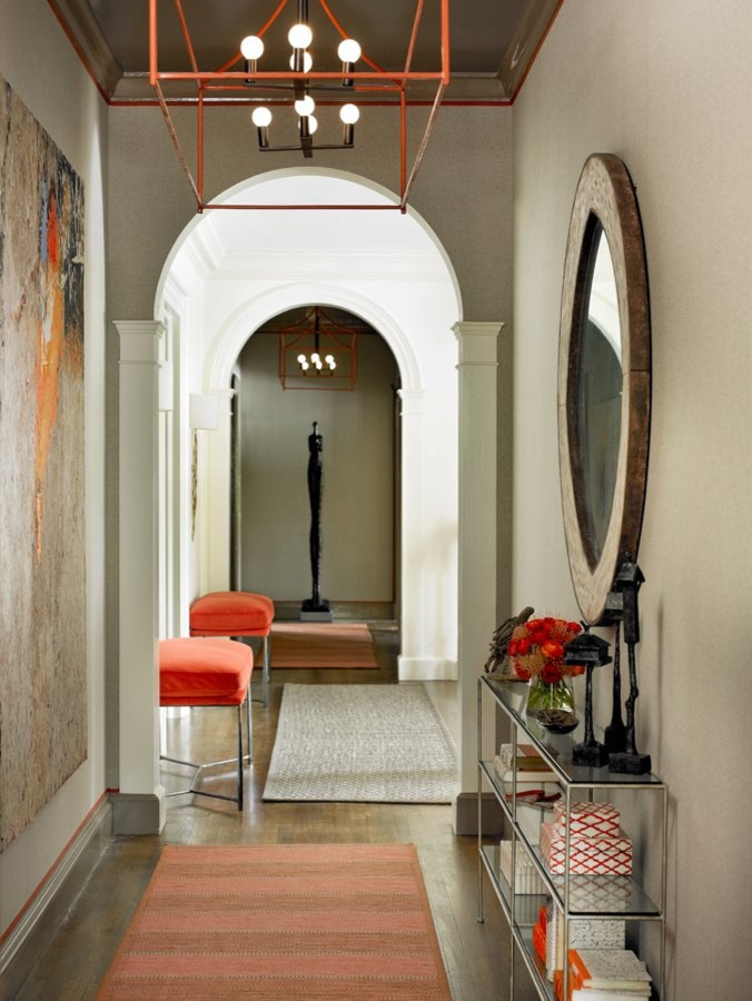 Inspiration for a contemporary hallway remodel in Atlanta
