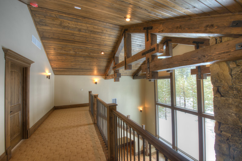 368 WHITETAIL DRIVE Rustic Hall Boise by Custom Homes Houzz
