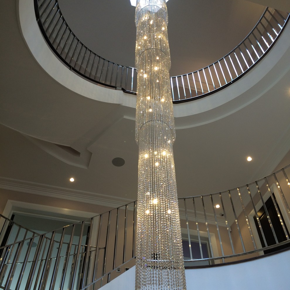 6Mtr Crystal chandelier Modern Hall London by Lightstyle Houzz