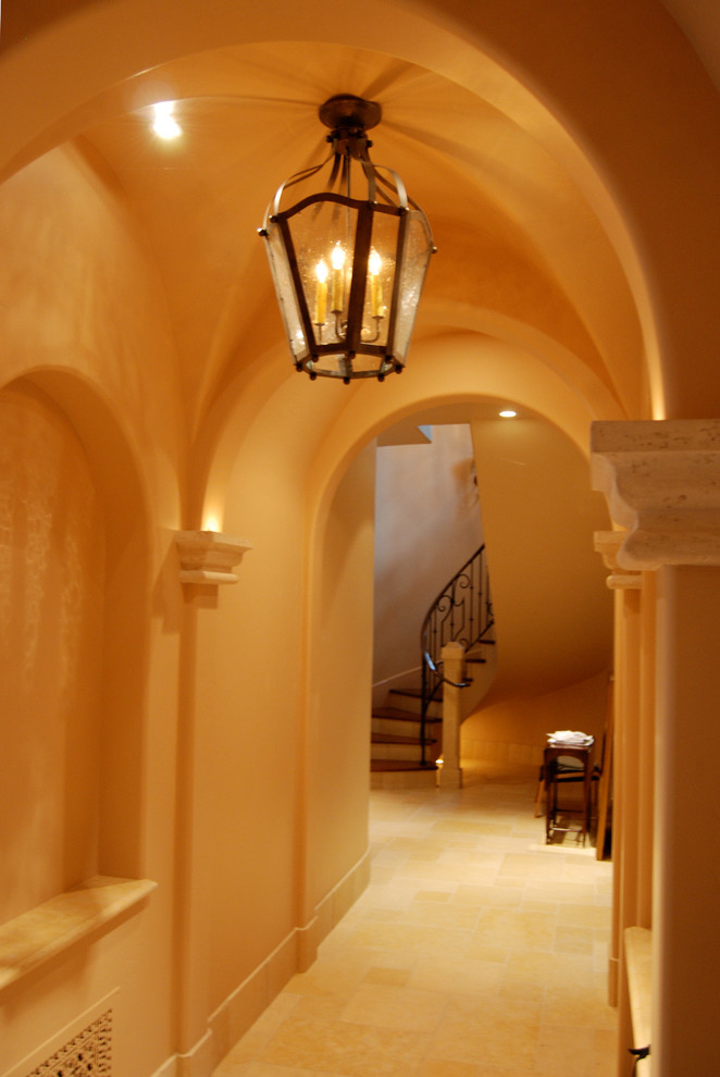 Example of a tuscan hallway design in San Francisco