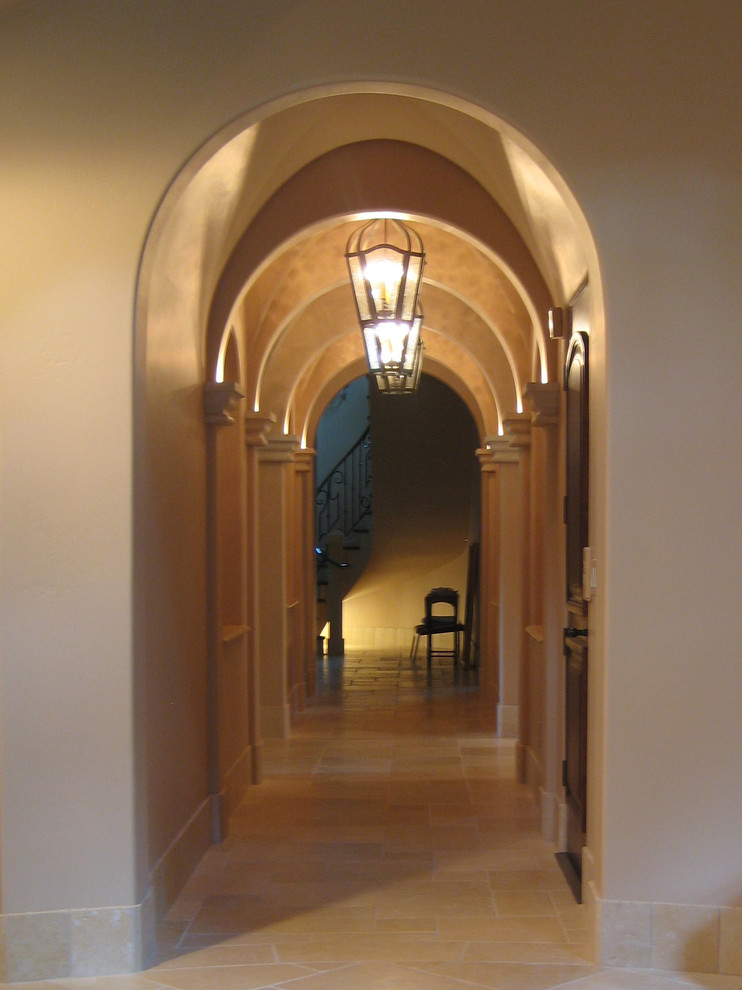 Example of a tuscan hallway design in San Francisco