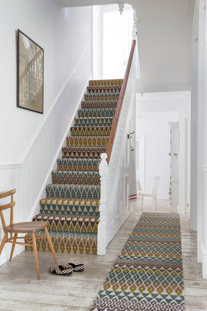 Example of a trendy staircase design in Hampshire