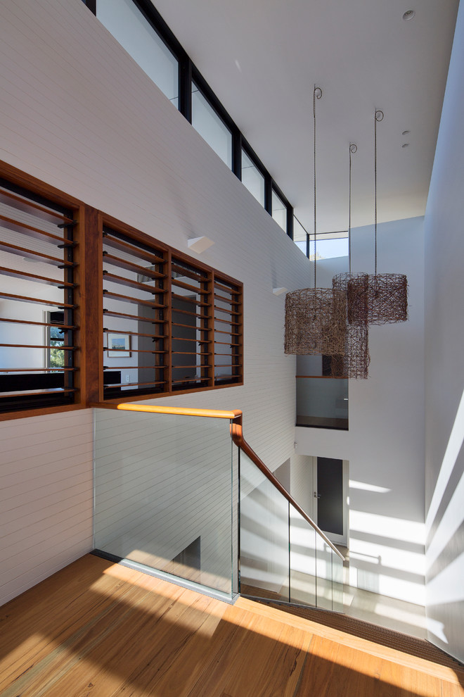 Inspiration for a contemporary hallway remodel in Sydney