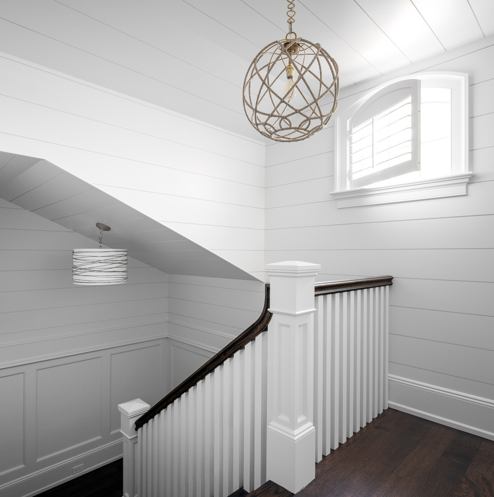 Inspiration for a coastal staircase remodel in Other