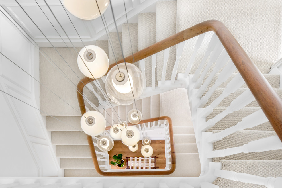 Design ideas for a medium sized staircase in London.
