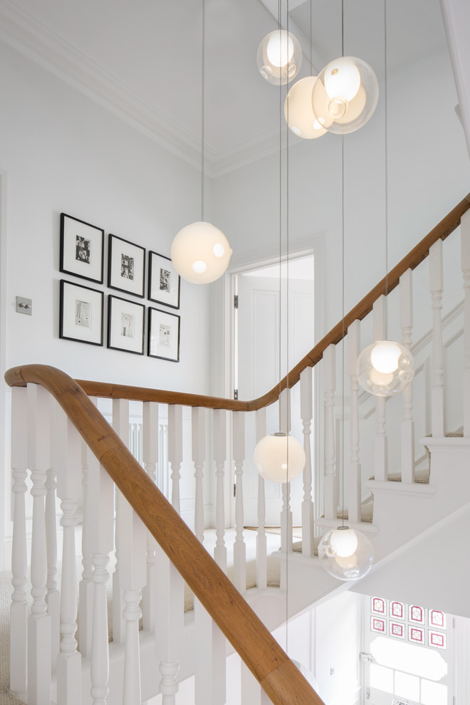 Design ideas for a medium sized staircase in London.