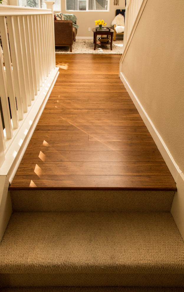 Bamboo Flooring Carpeted Stairs San, Hardwood Flooring Cost San Jose