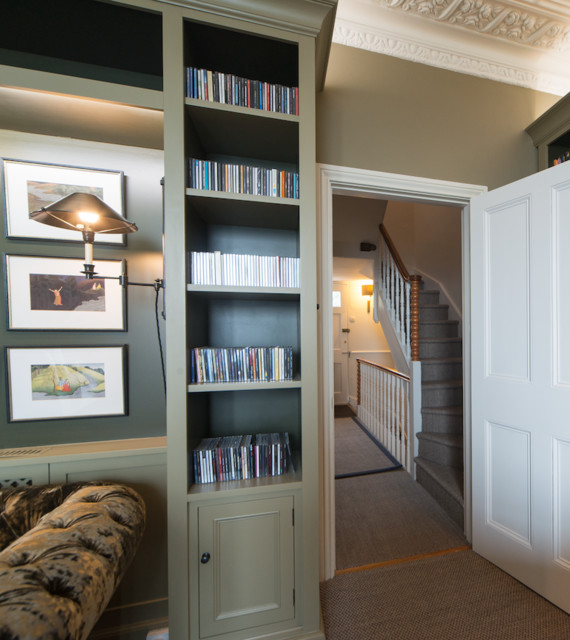 Belgrave library/drawing room & hallway - Victorian - Hallway & Landing ...