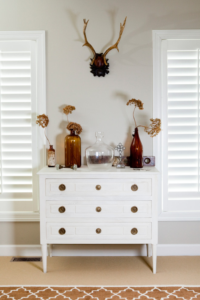 Black & White Living/Dining Room Rustic Hall Other by R. Cartwright Design Houzz