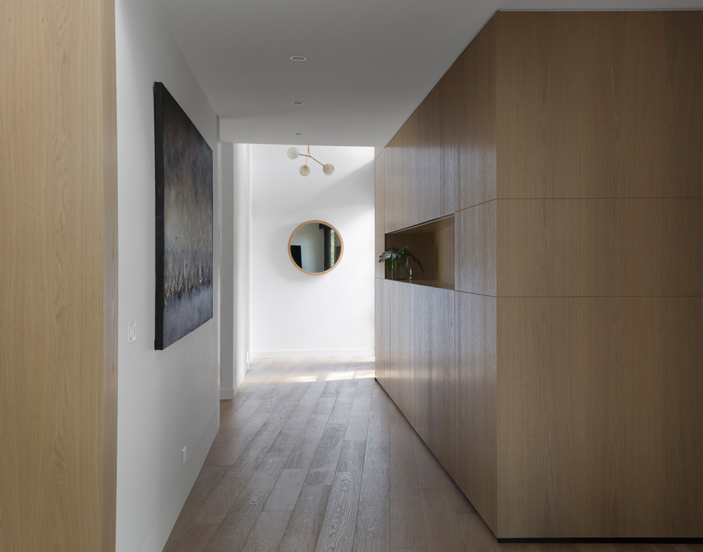 Idee per un grande ingresso o corridoio minimalista
