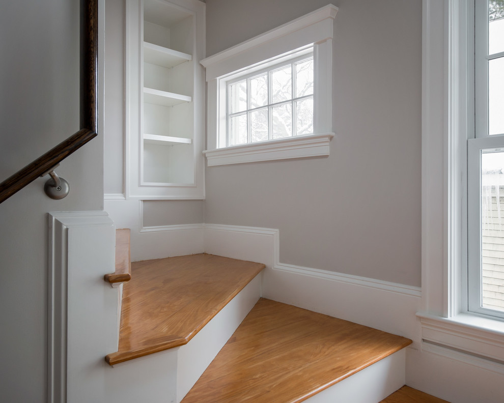 Design ideas for a traditional staircase in Boston.