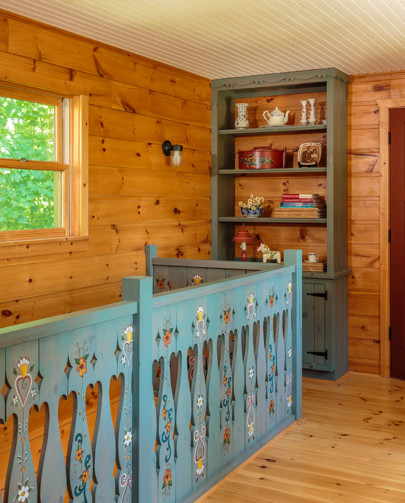 Inspiration for a cottage hallway remodel in Milwaukee