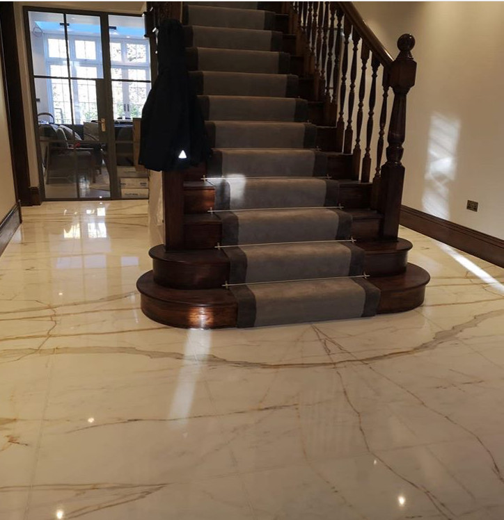 This is an example of a large contemporary staircase in Kent.