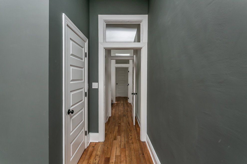 Inspiration for a contemporary hallway remodel in Baltimore