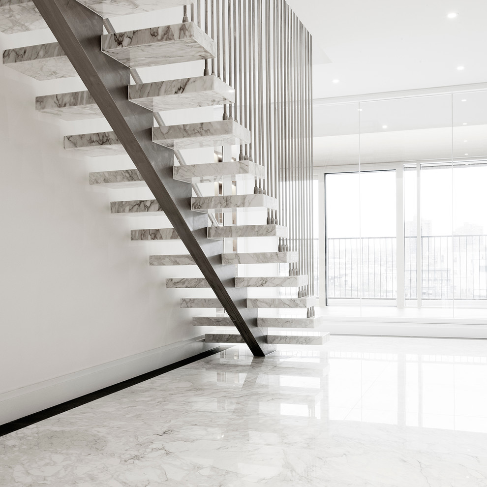 Inspiration for a contemporary staircase in Surrey.