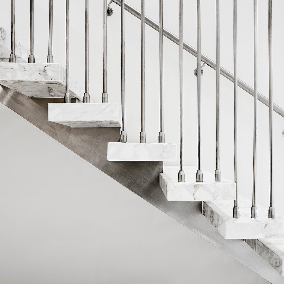 Staircase - contemporary staircase idea in Surrey