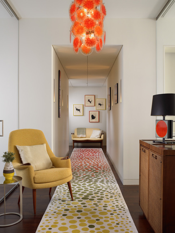 Inspiration for a contemporary hallway remodel in Chicago